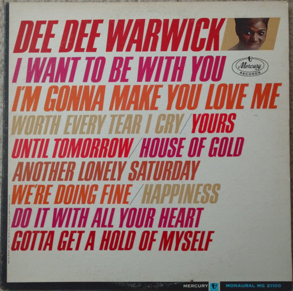 Dee Dee Warwick : I Want To Be With You / I'm Gonna Make You Love Me (LP, Album, Mono)