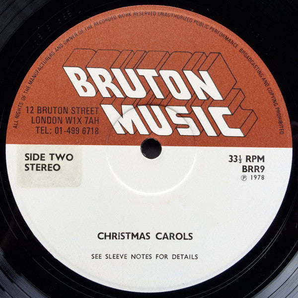 Various : Nursery Rhymes & Christmas Carols (LP)