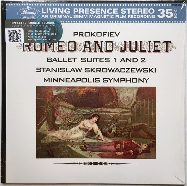 Sergei Prokofiev, Stanislaw Skrowaczewski, Minneapolis Symphony Orchestra : Romeo And Juliet · Ballet-Suites 1 And 2 (LP, Album, RE, RM, 180)