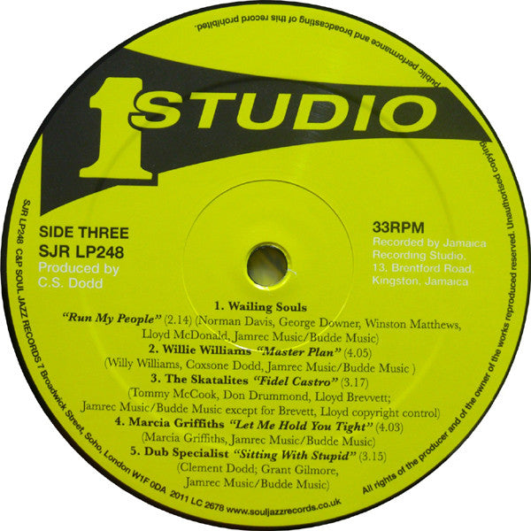 Various : The Legendary Studio One Records (Original Classic Recordings 1963-1980) (2xLP, Comp, Gat)