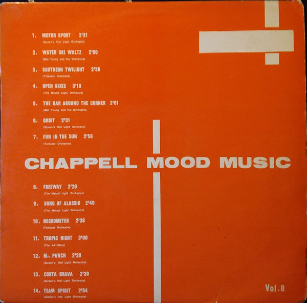 Various : Chappell Mood Music Vol. 8 (LP, Album, Mono)