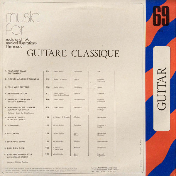 Juan De Dios Muñoz / Michel Gésina : Guitare Classique (LP)