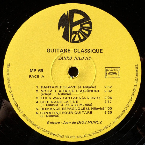 Juan De Dios Muñoz / Michel Gésina : Guitare Classique (LP)