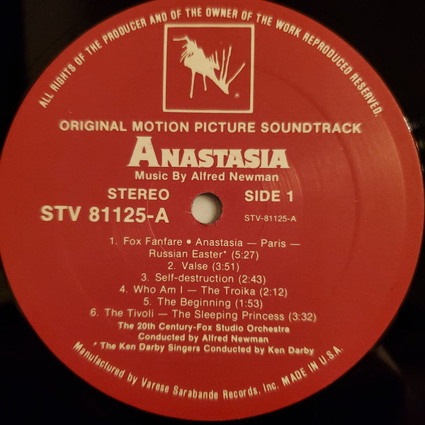 Alfred Newman : Anastasia (LP)