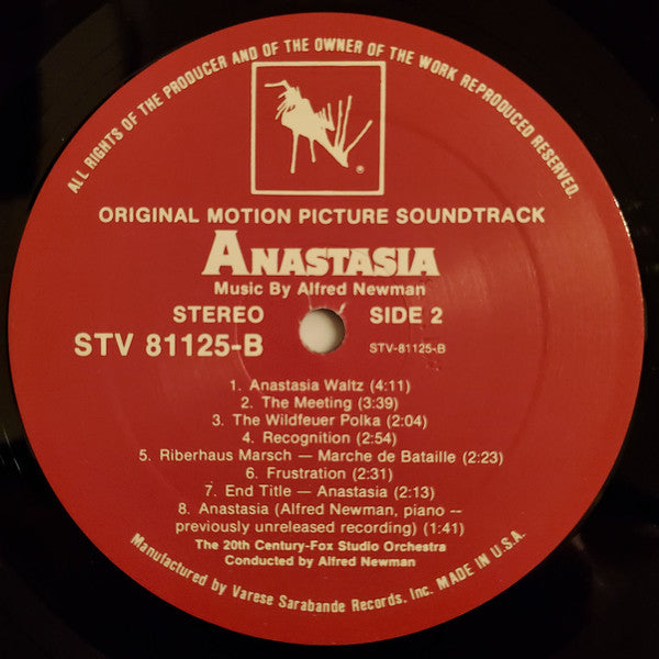 Alfred Newman : Anastasia (LP)