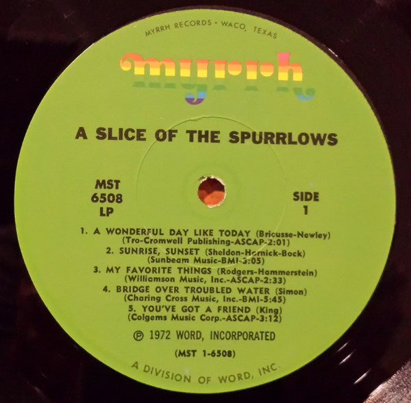 The Spurrlows : A Slice Of The Spurrlows (LP, Album)