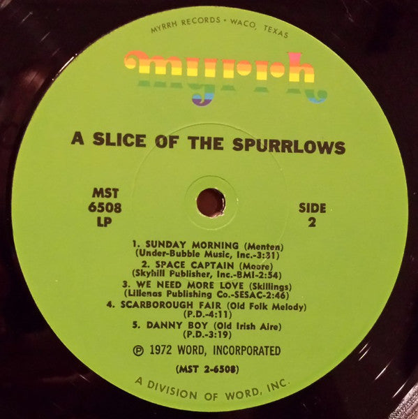 The Spurrlows : A Slice Of The Spurrlows (LP, Album)