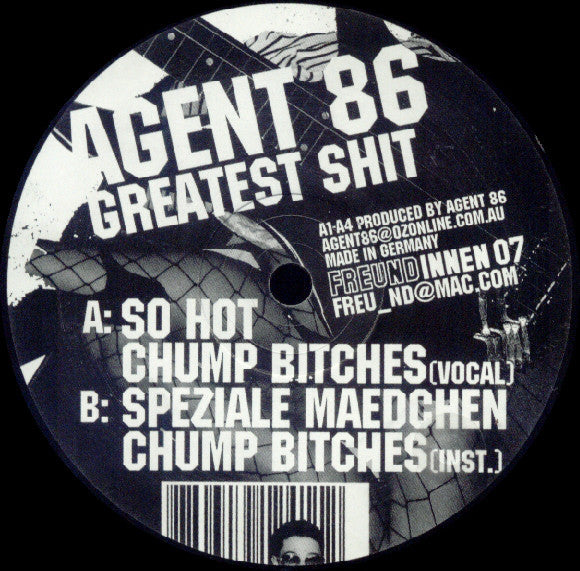 Agent 86 : Greatest Shit (12")
