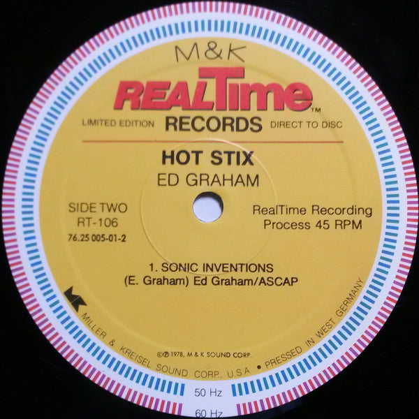 Ed Graham (2) : Hot Stix (12", Album, Ltd, Yel)