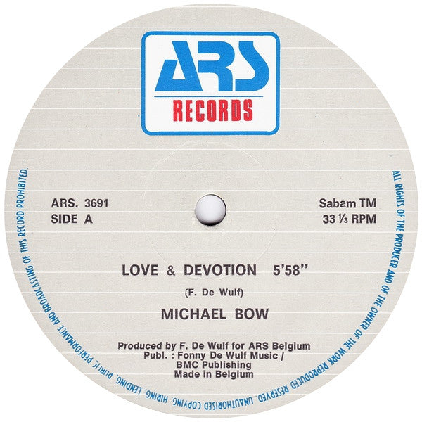 Michael Bow : Love & Devotion (12")