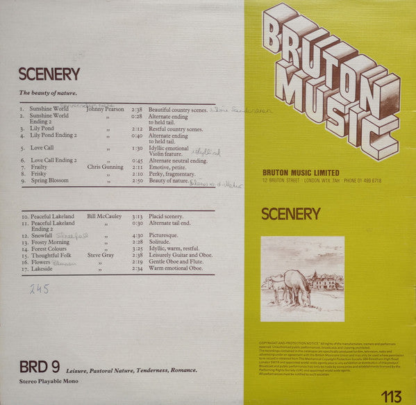 Various : Scenery (LP)