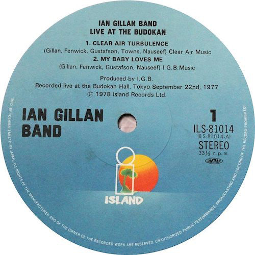 Ian Gillan Band : Live At The Budokan (LP, Album)
