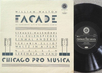 Sir William Walton, Chicago Pro Musica : Facade Suite (LP, RP)