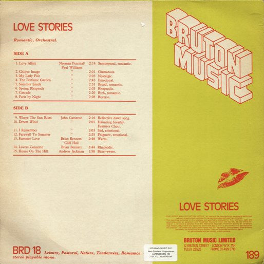 Various : Love Stories (LP)