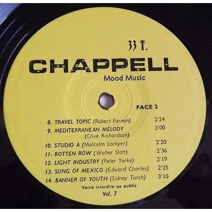 Various : Chappell Mood Music Vol. 7 (LP)