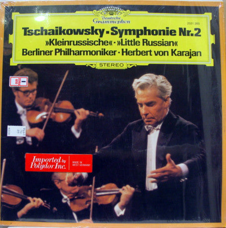 Pyotr Ilyich Tchaikovsky • Berliner Philharmoniker • Herbert von Karajan : Symphonie No. 2 »Kleinrussische • Little Russian • Petite Russian« (LP)