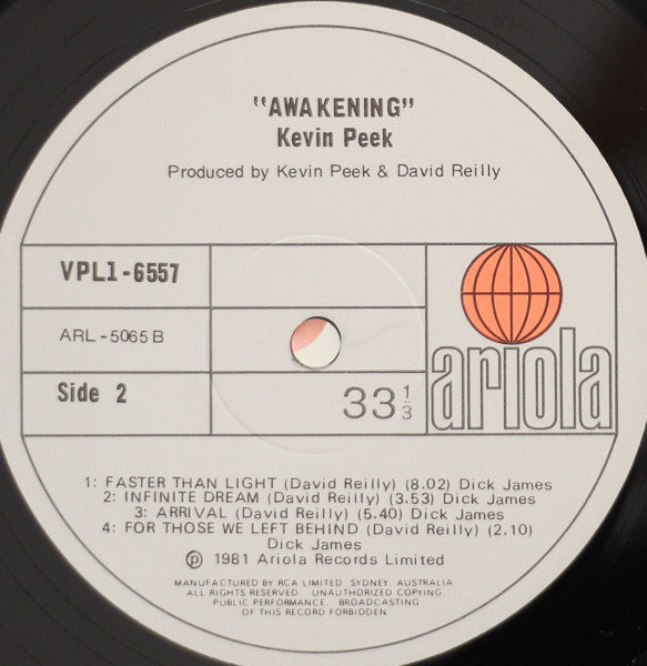 Kevin Peek : Awakening (LP, Album)