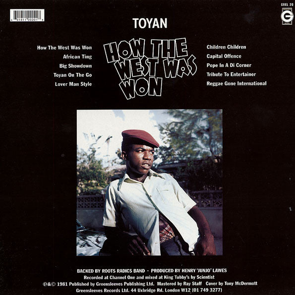 Toyan : How The West Was Won (LP, Album, RE)