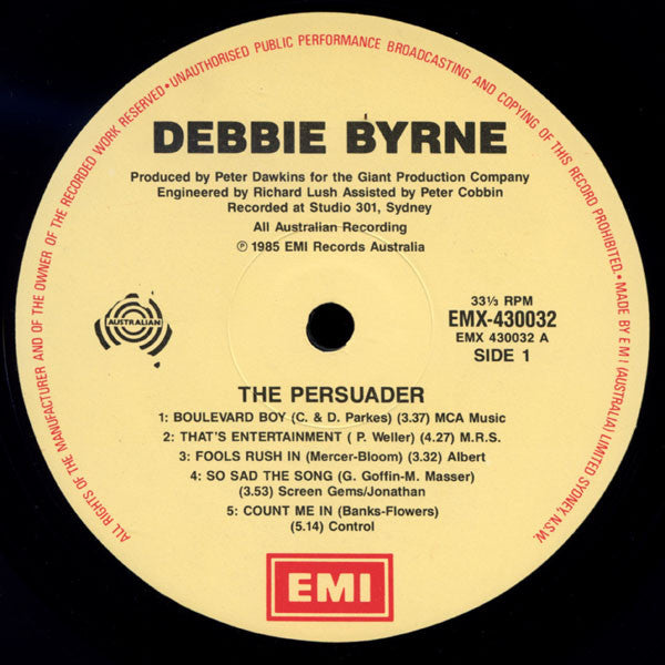 Debra Byrne : The Persuader (LP, Album)