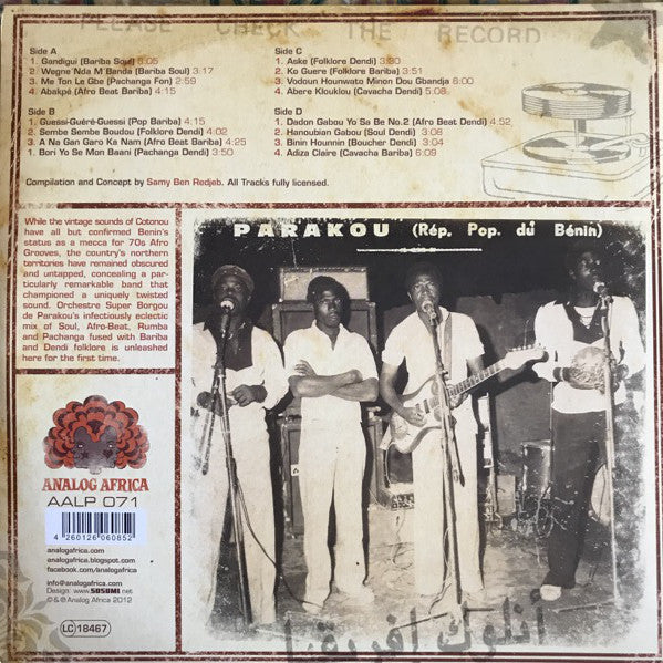 Le Super Borgou De Parakou : The Bariba Sound 1970-1976 (2xLP, Comp)