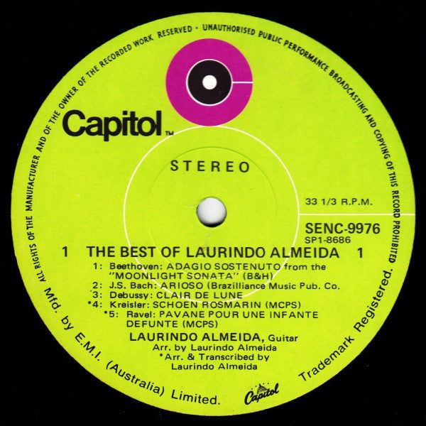 Laurindo Almeida : The Best Of (LP, Comp)