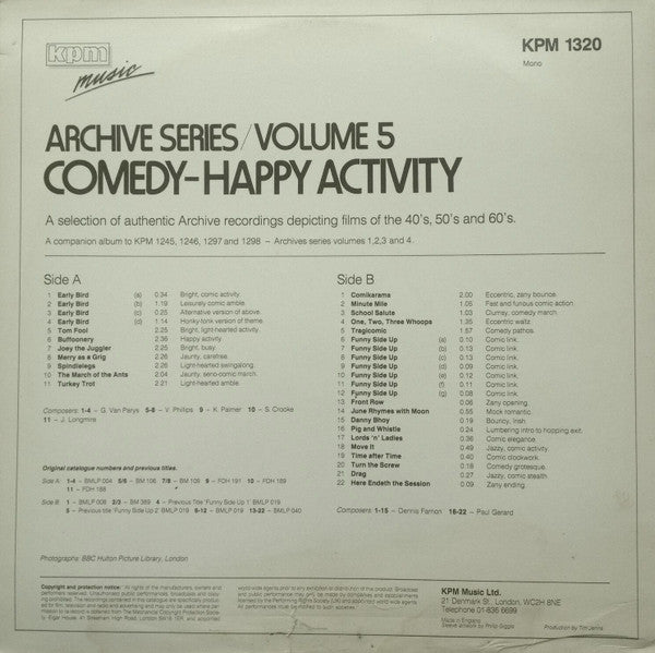 Various : Comedy-Happy Activity (LP)