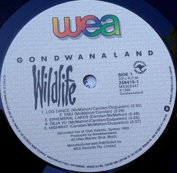 Gondwanaland Project : Wildlife (LP, Album)