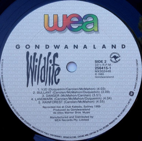 Gondwanaland Project : Wildlife (LP, Album)