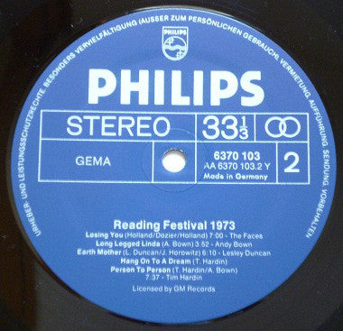 Various : Reading Festival 73 (LP, Comp)
