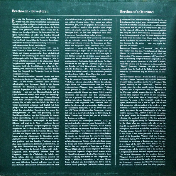 Ludwig van Beethoven, Berliner Philharmoniker, Herbert von Karajan : Ouvertüren (2xLP, Album, RE, Gat)