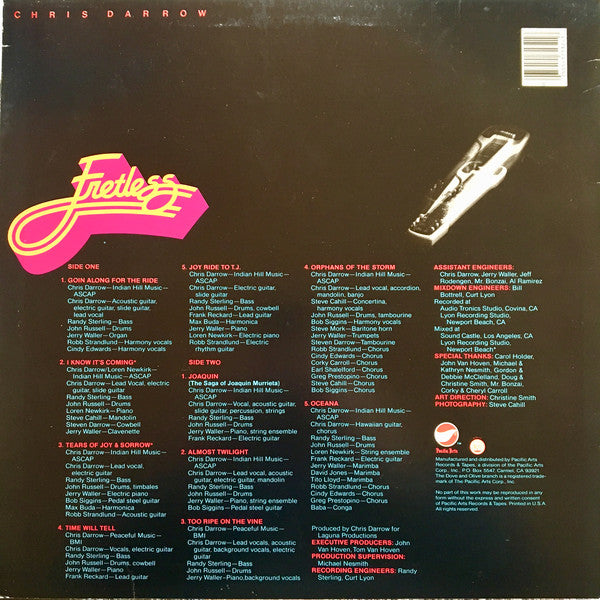 Chris Darrow : Fretless (LP, Album)