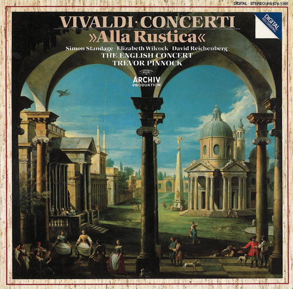 Antonio Vivaldi - English Concert • Trevor Pinnock • Simon Standage • Elizabeth Wilcock • David Reichenberg : Concerti »Alla Rustica« (LP, Album, Gat)