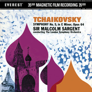 Pyotr Ilyich Tchaikovsky - The London Symphony Orchestra, Sir Malcolm Sargent : Symphony No. 5, In E Minor, Opus 64 (LP)