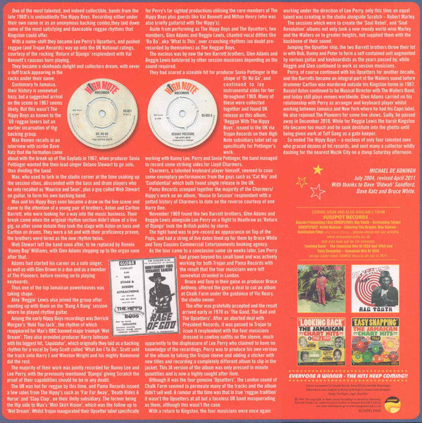 The Hippy Boys : Reggae With The Hippy Boys (LP, Ltd, RE)