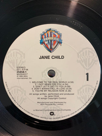 Jane Child : Jane Child (LP, Album)
