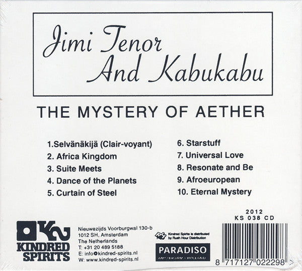 Jimi Tenor And Kabu Kabu : The Mystery Of Aether (CD, Album)