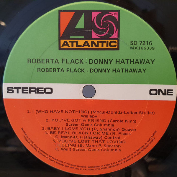 Roberta Flack & Donny Hathaway : Roberta Flack & Donny Hathaway (LP, Album)