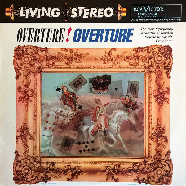 The New Symphony Orchestra Of London, Raymond Agoult : Overture! Overture (LP, Album, Ltd, RE, 180)