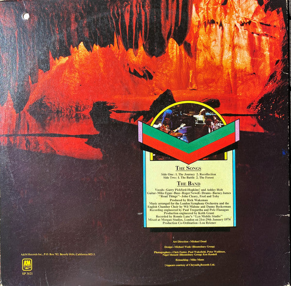 Rick Wakeman With The London Symphony Orchestra And The English Chamber Choir : Journey To The Centre Of The Earth (LP, Album, Promo, Spe)