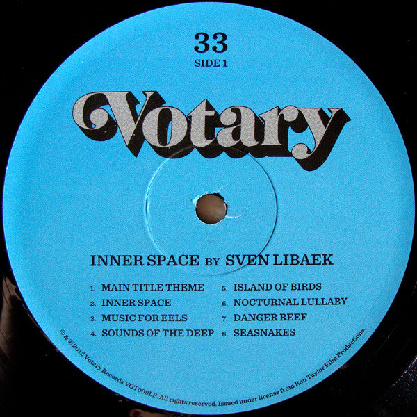 Sven Libaek : Ron & Val Taylor's Inner Space - Original Television Score (LP, Album, Ltd, RE, Gat)