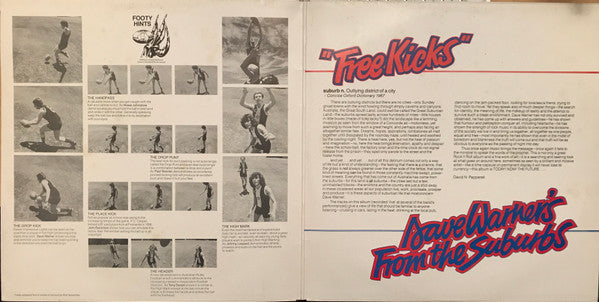 Dave Warner's From The Suburbs : Free Kicks (LP, Album)