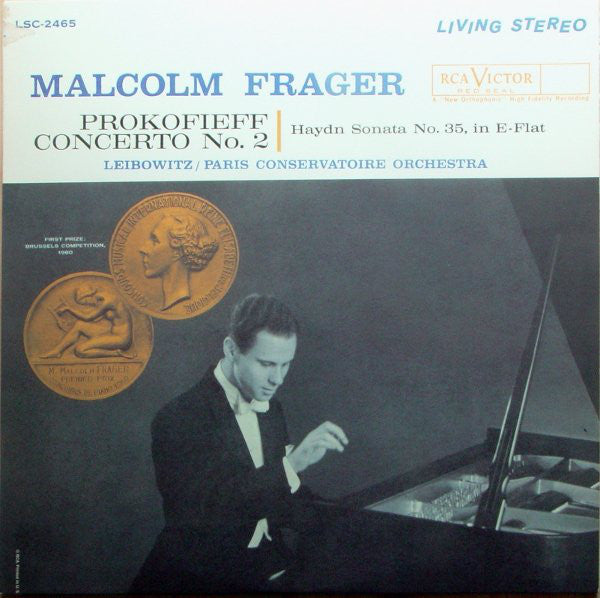 Sergei Prokofiev / Joseph Haydn, Malcolm Frager, Orchestre De La Société Des Concerts Du Conservatoire, René Leibowitz : Concerto No. 2 (LP, RE, 180)