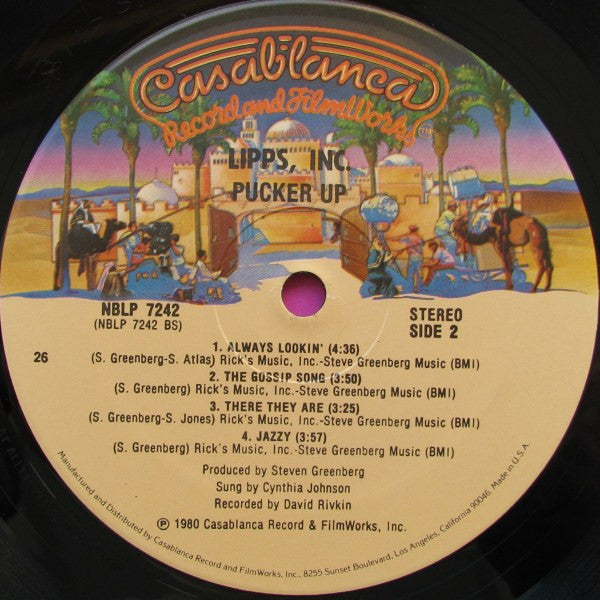 Lipps, Inc. : Pucker Up (LP, Album)