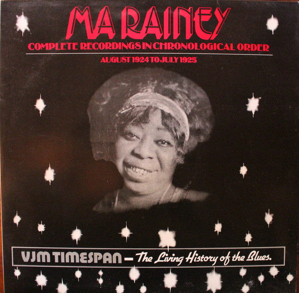 Ma Rainey : Complete Recordings In Chronological Order (August 1924 To July 1925) (LP, Comp, Mono)