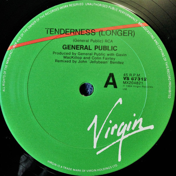 General Public : Tenderness (12")