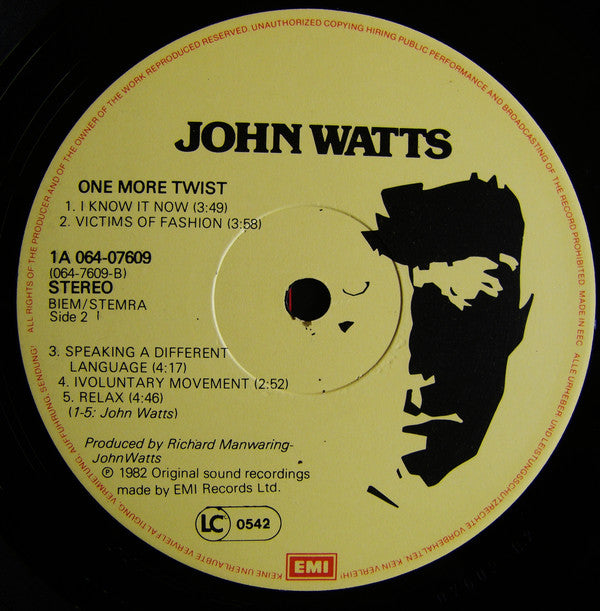 John Watts : One More Twist (LP, Album)