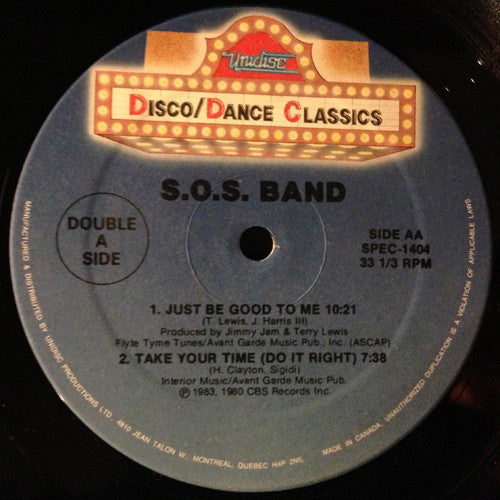 Wild Cherry / The S.O.S. Band : Play That Funky Music / Just Be Good To Me / Take Your Time (Do It Right) (12", Blu)