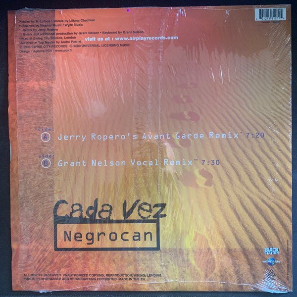 Negrocan : Cada Vez (12")