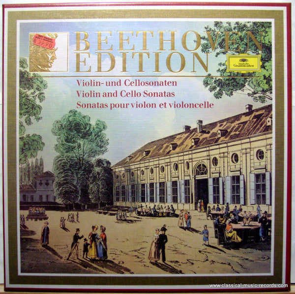 Beethoven* : Beethoven Edition 1977: Violin- Und Cellosonaten (Box, Comp + 8xLP)