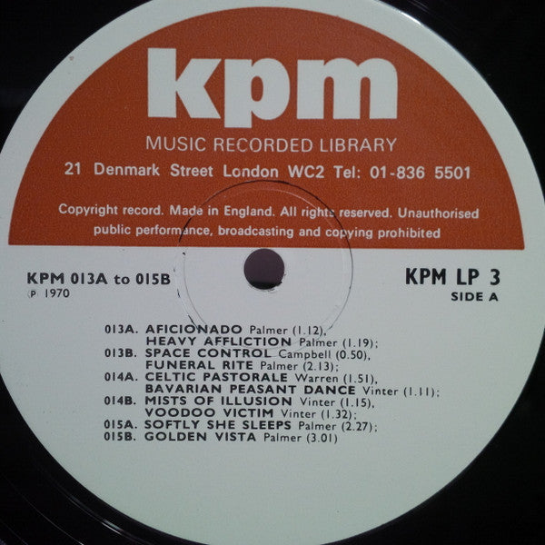Various : KPM 013A-018B (LP, Mono, Lib)